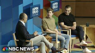 Lester Holt interviews Open AI's Sam Altman and Airbnb's Brian Chesky