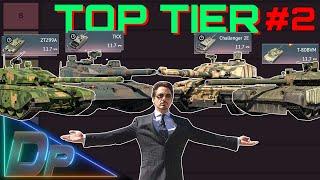 TOP TIER TANKS TIER LIST  (2/3) // War Thunder