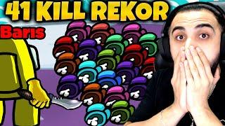 KILL REKORU!! 41 KILL ALDIK!! AMONG US DOKTOR MODU!!  | Barış Can