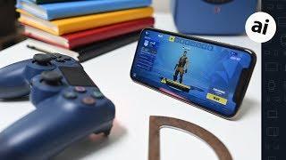 Playing Fortnite on iOS 13 with a PS4 DualShock 4 Controller!