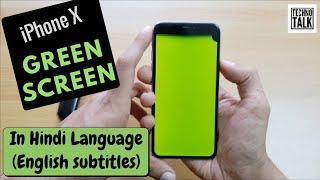 iPhone X Green Screen issue.