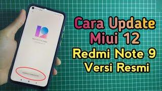 Cara update MIUI 12 Di Redmi Note 9 Terbaru