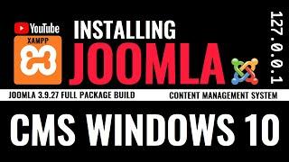 How to install Joomla on Localhost | Install Joomla on XAMPP Windows 10 | Joomla Tutorial 2021