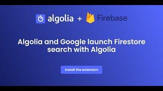 Firestore search with Algolia