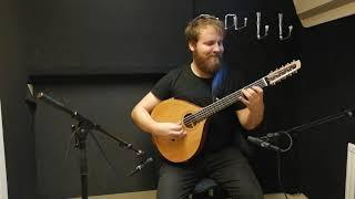 polska efter Israel Bergman  - Villads Hoffmann on a "small cittern" build by Søren Vinther Røgen