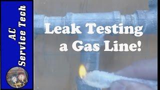 Leak Check Gas Lines! Flame, Soapy Dish Detergent & Water, or Specifically Designed Bubble Detector?