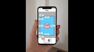 Measure room size with iPhone