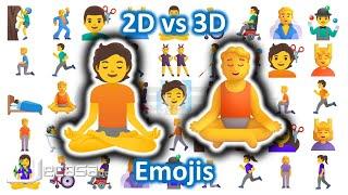 Emoji Meanings, 2D vs 3D Emojis, Part 9 - Activities | Noto vs Fluent Emojis | English Vocabulary