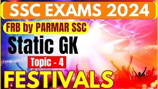 STATIC GK FOR SSC | FESTIVALS | PARMAR SSC