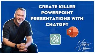 How to Use ChatGPT To Create a Killer PowerPoint in Minutes
