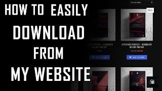 HOW TO DOWNLOAD FREE DRUM KITS FROM MY WEBSITE | VESHBEATS.COM