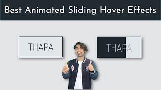  Animated Sliding Hover Effect on Buttons in CSS Master Series in Hindi in 2020