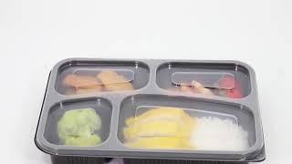 4 Compartment Disposable Food Containers, Bento Lunch Box,Whatsapp : 008613790755209