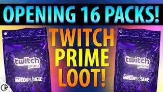 Opening 16 Twitch Prime Loot Packs - 6News - Tom Clancy's Rainbow Six Siege