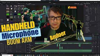 Budget Handheld Mic Boom Pole by :  ANDOER  #PabzTvVlogs