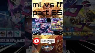 ml vs ff part65 #mlbb #mobilelegends #shorts #rariru