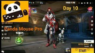 Playing Free Fire with Panda Mouse Pro,Day-10|| Incomplete Gaming