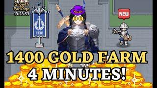 GOLD FARM IN 4 MINUTES! l King God Castle