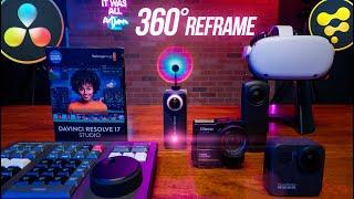 How to ReFrame ANY 360 Video in DaVinci Resolve FREE in Real Time (Insta360, GoPro MAX, Qoocam)