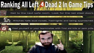 Ranking All Left 4 Dead 2 In Game Tips From Worst To Best - Left 4 Dead 2 Tier Ranking