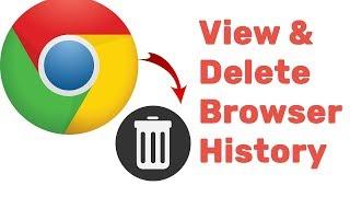 How to view and delete your web browser history in google chrome