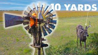 PUBLIC LAND Hunting From a WINDMILL! (Big Buck Coming!!)