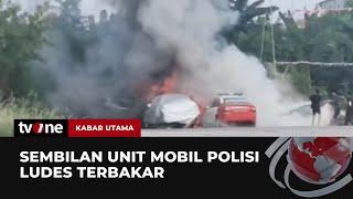 Kebakaran Ludeskan Sembilan Mobil Operasional Polisi | Kabar Utama tvOne