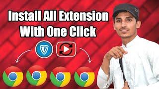 How to add Extensions in all Chrome profile with one click || Learn in a Minute