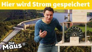 Strom speichern mit Pumpspeicherwerken | DieMaus | WDR