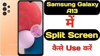 How to enable split screen in Samsung Galaxy A13 || Samsung Galaxy A13 split screen