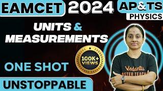 UNITS AND MEASUREMENTS ONE SHOT in తెలుగు | Class 11 Physics | EAMCET 2024/2025 | Ramadevi Ma'am