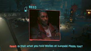 Reed mentions Jackie after V's betrayal - Cyberpunk 2077 Phantom Liberty