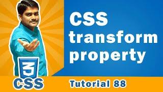 CSS transform Property | CSS Translate, Rotate, Scale, and Skew Functions - CSS Tutorial 88