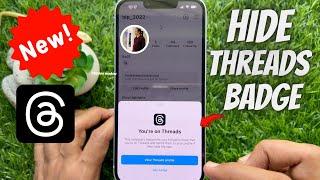 How to Hide Threads Badge on Instagram
