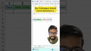 Colleague asked Excel Question‼️Showed him Amazing Functions #excel #exceltips #exceltricks #shorts