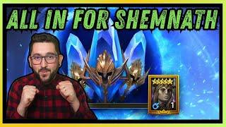  MY FIRST +4 LEGENDARY!  Pulling EVERYTHING For Shemnath & Packmaster Fusion | RAID SHADOW LEGENDS