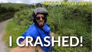 I CRASHED MY MOTORBIKE IN LAOS’ MOUNTAINS  (Solo Travel 2021)