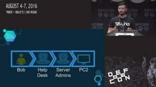 DEF CON 24 - Andy Robbins. Rohan Vazarkar, Will Schroeder - Six Degrees of Domain Admin