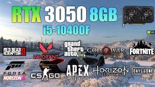 RTX 3050 8GB + i5 10400F : Test in 14 Games - RTX 3050 Gaming