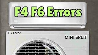 How to Fix F4 & F6 Error Codes in Your Mini Split AC Fast!