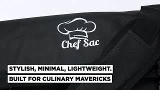 Chef Sac's Fans Favorite Product - Padded Knife Roll Bag! Chefs & Culinary Students Love It ️!!