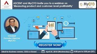 MyCFO Webinar on Measuring Product and Customer level Profitability