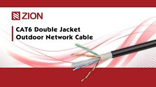 CAT6 Double Jacket Outdoor Network Cable