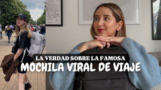 Mochila VIRAL de VIAJE ️ Vale la pena? | Cuanto equipaje entra? Pasa GRATIS como ítem personal? 