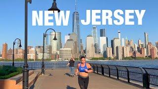 New Jersey USA 4K Waking Tour 2024 - Grove Street to Jersey City Waterfront Walk 2024