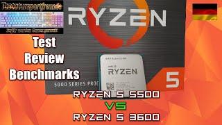 AMD Ryzen 5 5500 VS Ryzen 5 3600 | Test | Review | Benchmarks | Vergleich | Specs