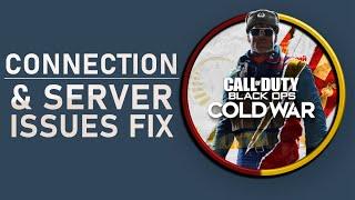 Black Ops Cold War - How To Fix Connection & Server Issues