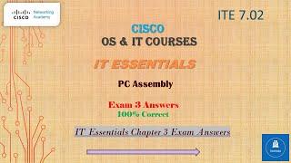 IT Essentials Chapter 3 Exam Answers |CISCO IT Essentials Exam 3 Answers 2022 | 100% Correct Answers