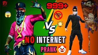 NO INTERNET PRANK FREE FIRE  7-0 CHALLENGE  GARENA FREE FIRE@TechnoGamerzOfficial