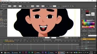 19- switch layers in moho anime studio  طبقة التبديل "سويتش لاير"